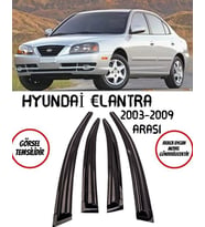 Hyundai Elentra 2003 Cam Rüzgarlığı 4'lü Takım