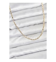 Mey İthalat® CM 14K Gold Renk Lazer İnce Zincirli Kadın Kolye