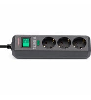Brennenstuhl Eco Line Serisi 3 Soketli 1.5 Metre 13.500 mAh Akım Korumalı Uzatma Priz (Antrasit)