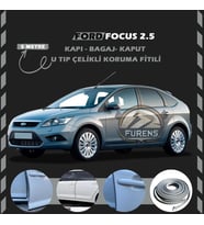 Ford Focus 2.5 Oto Araç Kapı Koruma Fitili 5metre Parlak Gri Renk
