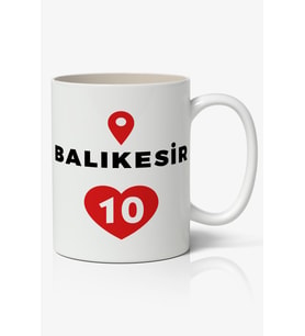Balıkesir Baskılı Kupa Bardak Baskılı Kahve Kupa Bardak
