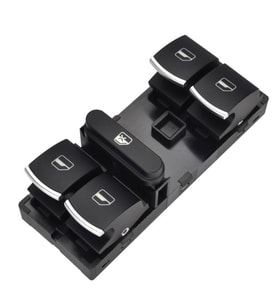 Volkswagen Jetta Sol Dörtlü Krom Cam Dügmesi Anahtari 2005--2017 414494480