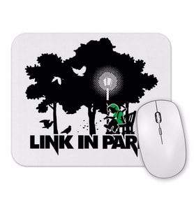 Zelda Link in Park Meme Mouse Pad