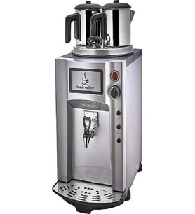 Remta De12P Elektrikli 2 Demlikli Premium Jumbo Çay Makinesi 15 Lt Gri - Demlik