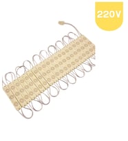 200 Adet 220 Volt 2 Watt 3 Lensli Günışığı 2835 SMD Led Modül IP65 1 Paket