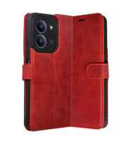 Xiaomi Redmi 15c 4g Trend S Plus Kapaklı Kılıf - Kırmızı