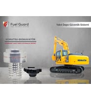 FUEL GUARD Komatsu Ekskavatör-Kepçe Yakıt Depo Koruma Cihazı