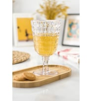 Allegra Şeffaf 6’Lı Kadeh Bardak Seti 750 Ml Akrilik Malzeme - Cam Değildir Kırılmaya Dayanıklı
