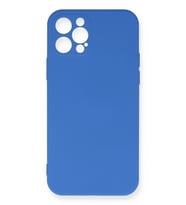 Pilelistore   iPhone 12 Pro Max Kılıf Nano içi Kadife Silikon - Mavi