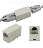 Ayt RJ 45 Dişi Dişi Ara Adaptör Ethernet Kablosu Birleştirici Cat5 Cat6 Destekli İnternet Kablosu Birleştirme Soketi