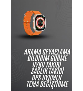 Akıllı Saat Arama Cevaplayan Bildirim Görme Yeni Nesil Bluetooth Bağlantılı