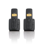 Gigaset 1 Harici 2 Dahili Dect Telsiz Kablosuz Telefon Santrali (Siyah)