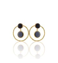 Kadir Jewellery 22 Ayar Altın Kaplama Kadın Halka Küpe -El İşçiliği Ve Hipoalerjenik Küpe