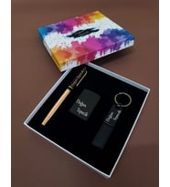 Kişiye Özel Hediyelik Premium Set & İsme Özel Metal Roller Kalem Çakmak Ve Anahtarlık - Hediyelik Set , İsme Özel Kutulu Hediye Seti