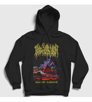Presmono Unisex Siyah Blood Incantation Absolute Elsewhere Kapüşonlu Sweatshirt 553078tt