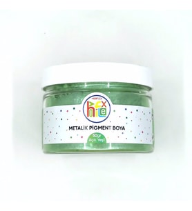 METALİK SEDEFLİ PİGMENT TOZ BOYA AÇIK YEŞİL RENK 50 GR