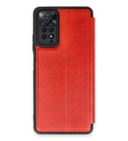 Redmi Note 12 Pro 4G Kılıf Flip Cover - Kırmızı