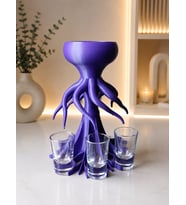 3D Baskı Ahtapot Shot Dispenser - Eğlenceli Bardak Dağıtıcı ve Masaüstü Sunum Aparatı