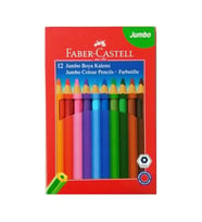 FABER CASTELL 12 RENK JUMBO KURUBOYA