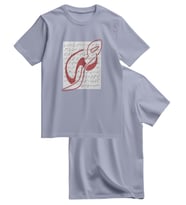 Unisex Kısa Kollu Hat Sanatı ve Tarihi Kolaj Baskılı Tişört S - 2xl T300031 (Gri)