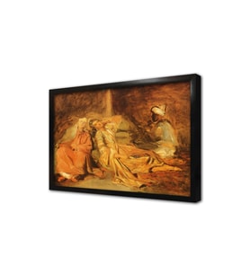 Haremde Theodore Chasseriau Çerçeveli Mdf Tablo