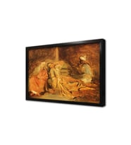 Haremde Theodore Chasseriau Çerçeveli Mdf Tablo
