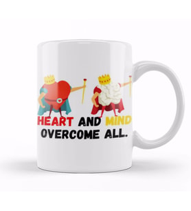 Funny Gift Heart And Mind Overcome All
