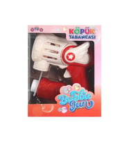 Aya Toys Pilli Köpük Tabancası 40203,Rengarenk Baloncuk Çıkaran Oyuncak Köpük Tabanca (Kırmızı)