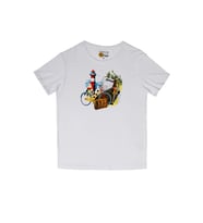Biggdesign Nature Gezgin Erkek T-shirt (Beyaz)
