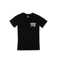 Koala Aşkı Cep Logo Tasarımlı Siyah Tişört