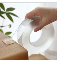 Nano Çift Taraflı Şeffaf Yapışkan Bant Güçlü Yapıştırıcı İz Bırakmaz iz bırakmayan Yapıştırıcı Bant