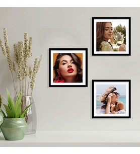 Kişiye Özel Premium 3lü Fotoğraf Çerçevesi .Fotoğraf Baskısı Ücretsiz Hediyemizdir