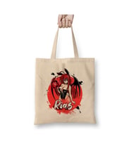 High School Dxd Rias Gremory Awsome Design Bez Çanta Uzun Saplı Alışveriş Çantası Plaj Çantası (Beyaz)
