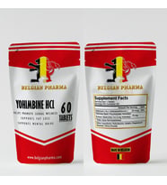 Belgian Pharma Yohimbine HCL 60 Tablet (Belgium)