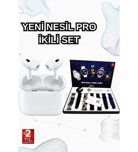 2025 Model Akıllı Saat ve Yeni Nesil Pro Bluetooth Kulaklık ANC Özelliği