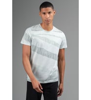 Maraton Regular Erkek Bisiklet Yaka Açıkyeşilmelanj- T-shirt