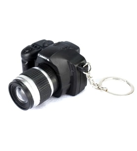 ZZN Fotoğraf Makinesi Anahtarlık - Siyah
