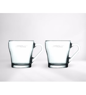 BK Gift Kişiye Özel İsimli İkili Kulplu Bardak (Beyaz)