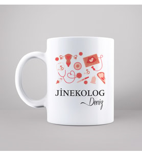 Jinekolog Tasarımlı Kupa Kişiye Özel