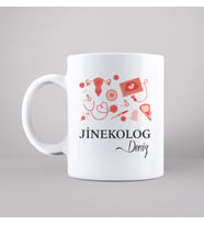 Jinekolog Tasarımlı Kupa Kişiye Özel