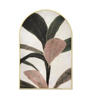 The Mia Botanic Leaf Tablo 80x120 cm (Çok Renkli)