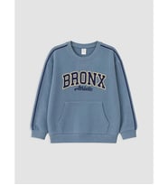 LCW Kids İndigo Baskılı Erkek Çocuk Sweatshirt