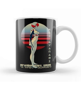 Rei Ayanami Evangelion Kupa Bardak Porselen