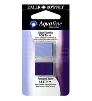 Daler Rowney Aquafine Sulu Boya Tablet 2li Cobalt Violet-Mauve