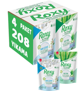 Dalan Roxy Bio Clean Sabun Tozu Karma Set 3.2+3.2Kg:6.4KG Bahar Çiçekleri+Aloe Vera (208 Yıkama)