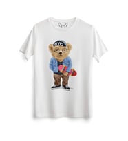 Stay Cool Tedy Bear Beyaz Tshirt