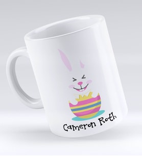 BK Gift Kişiye Özel Paskalya Bayramı Beyaz Kupa Bardak-3