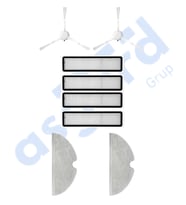 Dreame D9,D9 Max,L10 Pro,D9 Pro Uyumlu 2 Yan Fırça 4 Filtre 2 Mop PKT-iasgf0000139