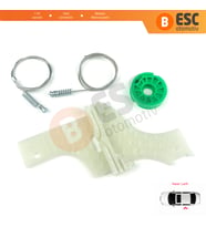 Peugeot 508 MK1 W23 8D 8E 2010-2018 4/5 Kapı 9223H6 İçin Elektrikli Arka Sol Cam Kriko Tamir Seti