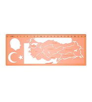 HATAS 02287 TÜRKİYE HARİTASI ŞABLONU - TEKLİ